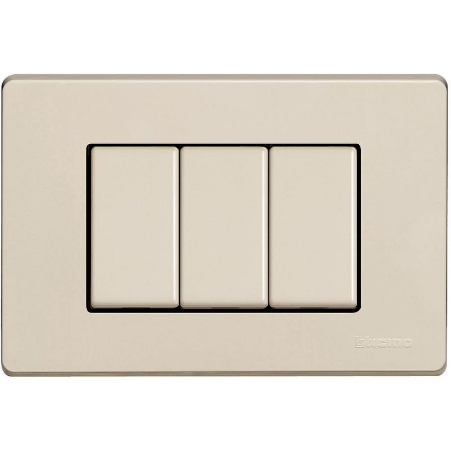 Afdekplaat Magic 3 modulen ivoorkleurig BT503/3A/R VVE=50