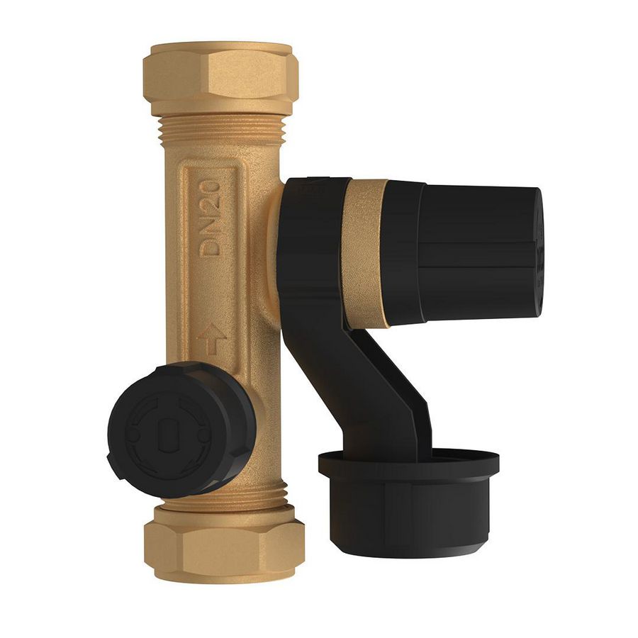 Inlaatcombinatie 22mm knel  6bar max. 6975l/h 150kW