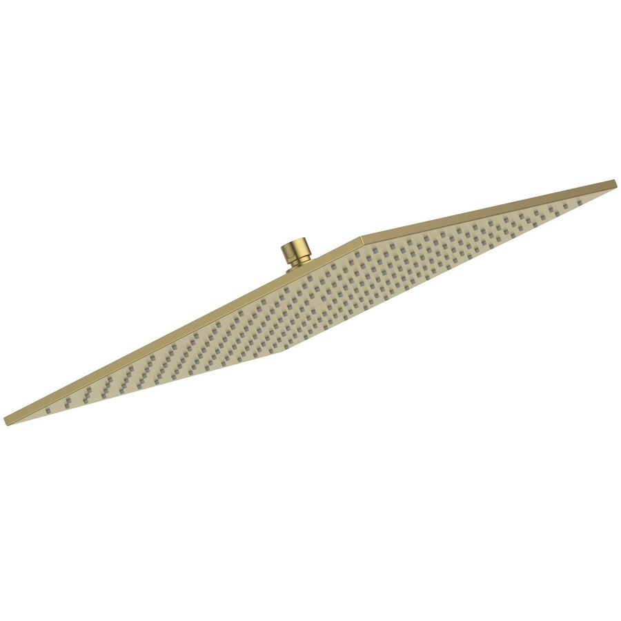 Irain regendouche square 400mm brushed gold (mat goudkleurig)