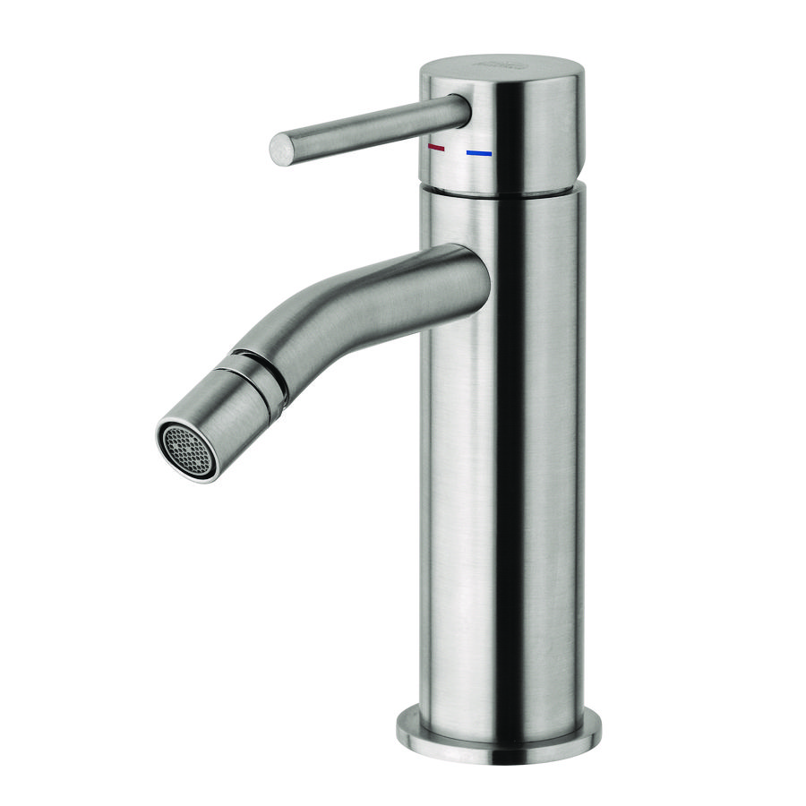 Bidetmengkraan LIGHT 1-h sprong 115mm RVS-look