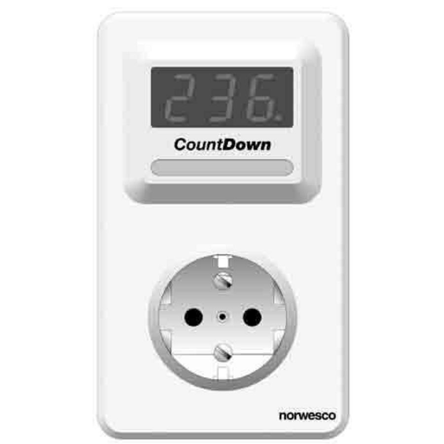 Opbouwtijdschakelaar/contactdoos 1897858 1-999m 230V 16A IP20