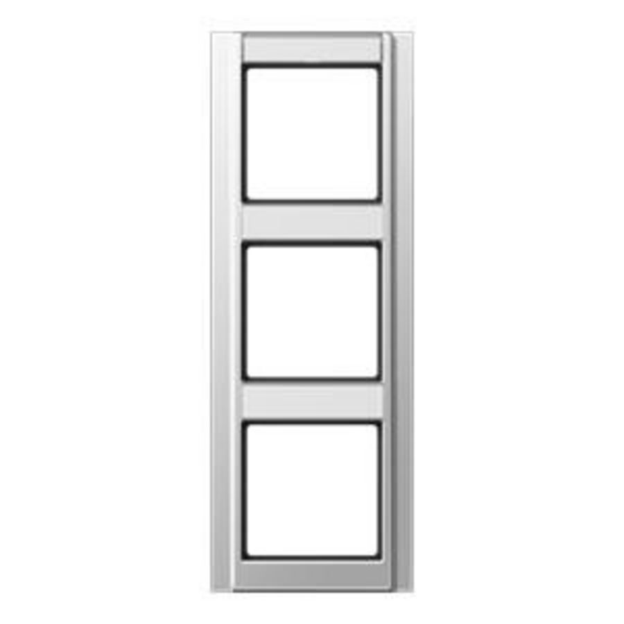 Afdekraam alum.m.tekstvak 3-voudig verticaal A500 VVE=10