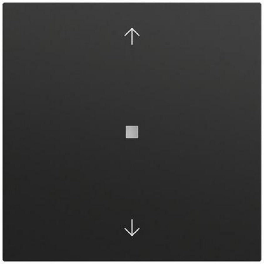 RF Multi bedieningselement-opzetstuk 1-voudig pijlen KNX System 70 zwart m(gel