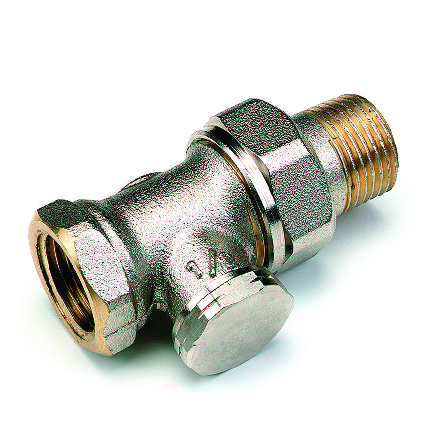 Voetventiel recht bn. 3/8" Kvs 0,90 2429 VVE=10