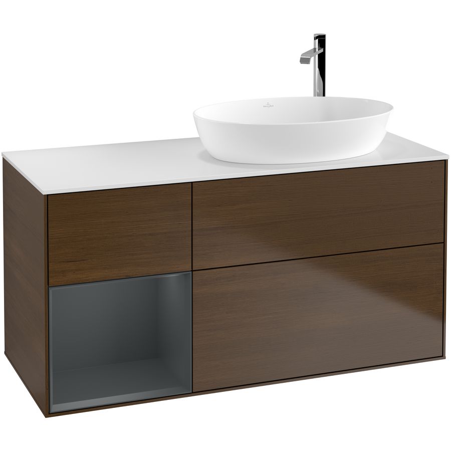 Wastafelonderkast Finion 1200x603x501mm W.Veneer F921HGGN