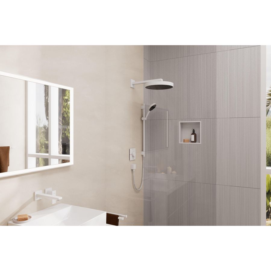 Douchearm Square 389mm 27694700 mat wit