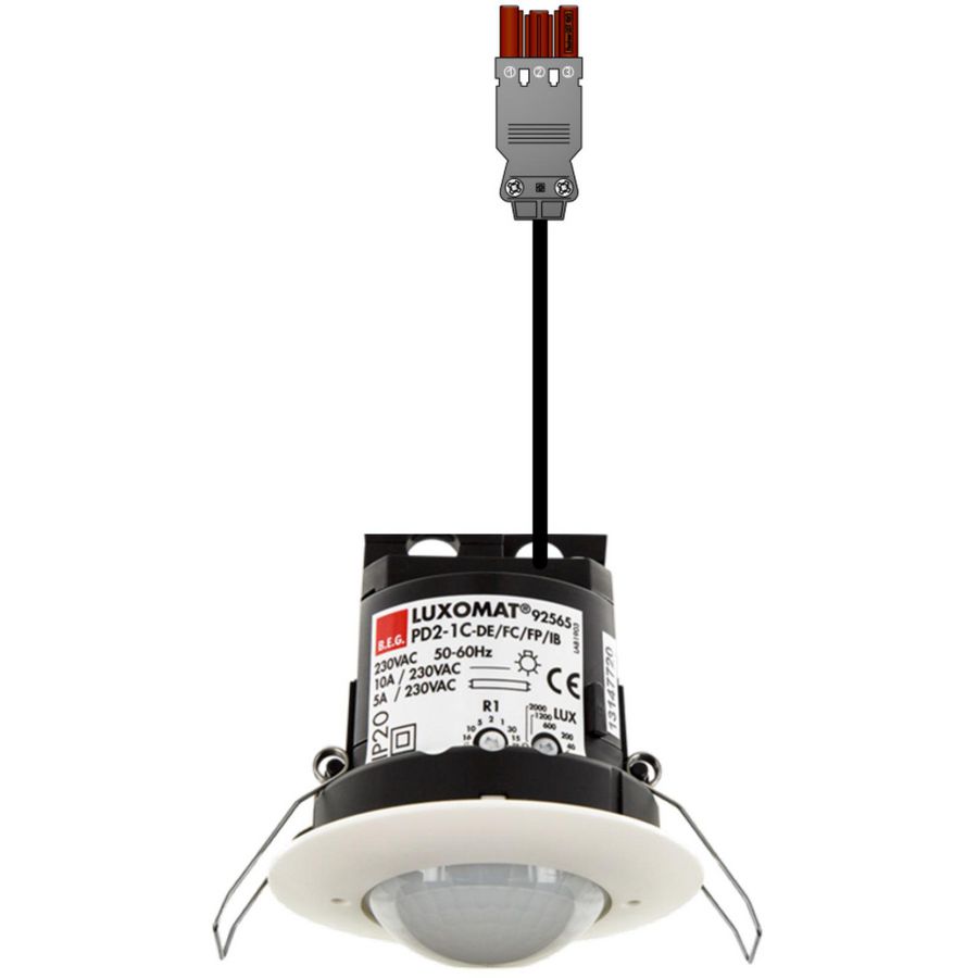 Bewegingsensor SB02.m.1c.ib.bn5 wiel pir 10m+ GST18br 5m zk1