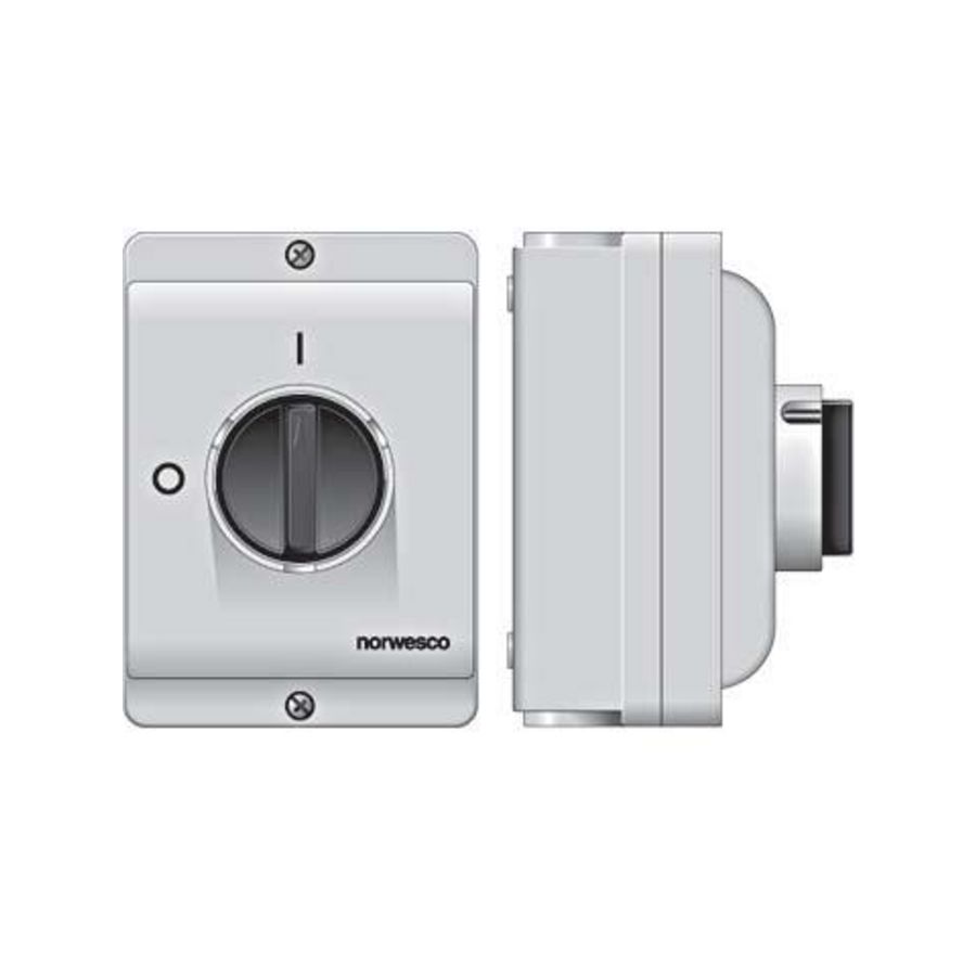 Werkschakelaar ESWP1 325 3p 25A/415V M25 grijs IP65