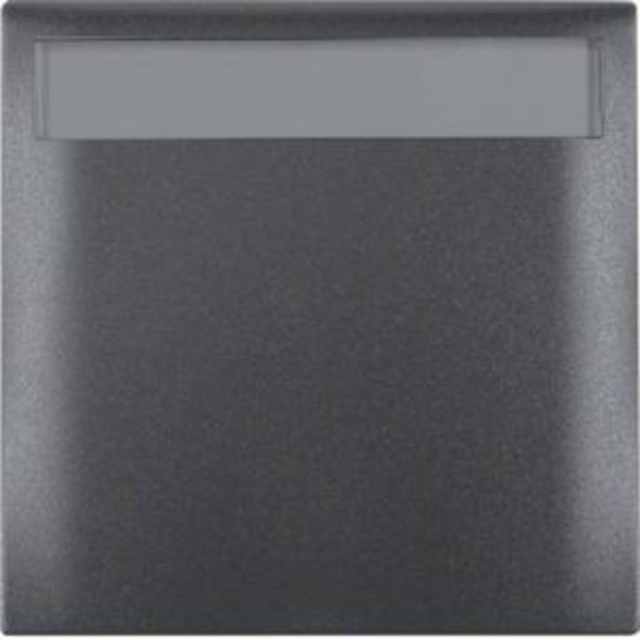 Afdekraam 1-v klapdeksel en tekstv. berker Integro antr