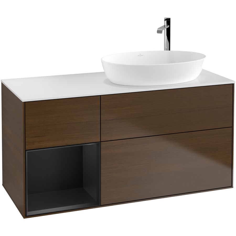 Wastafelonderkast Finion 1200x603x501mm W.Veneer F921PDGN