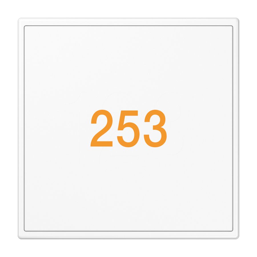 Hotelafdekking LS990 alpin wit glas LEDKO6TX