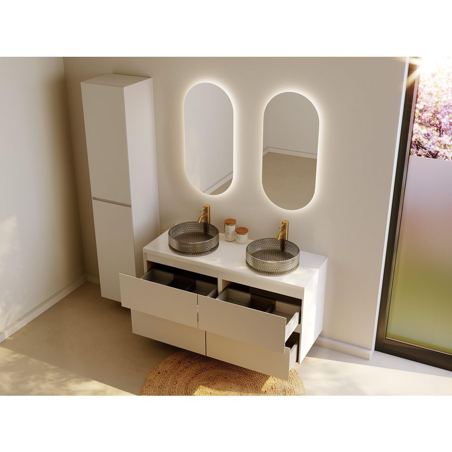 Counter Top+BC SPR-UP_46 120 2 60 +bowls matt white