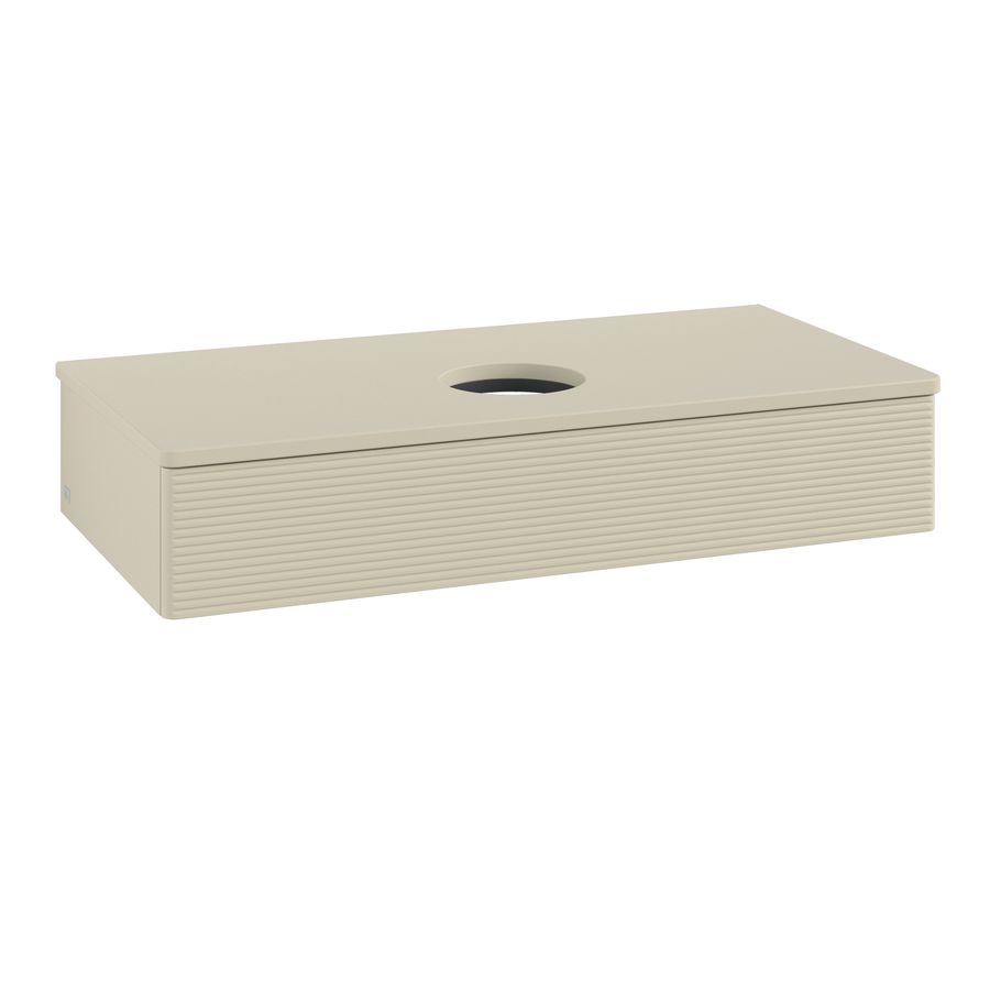 Wastafelonderkast Antao 1000x190x500mm S.Grey Matt Lacquer K09110HJ