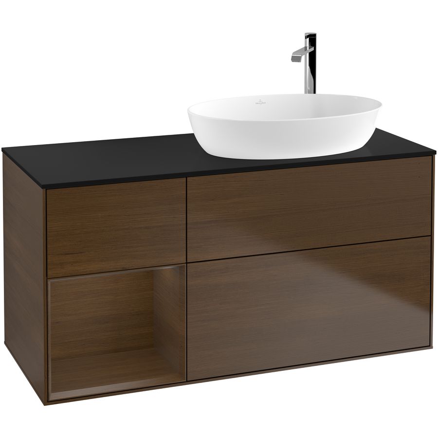 Wastafelonderkast Finion 1200x603x501mm W.Veneer F922GNGN