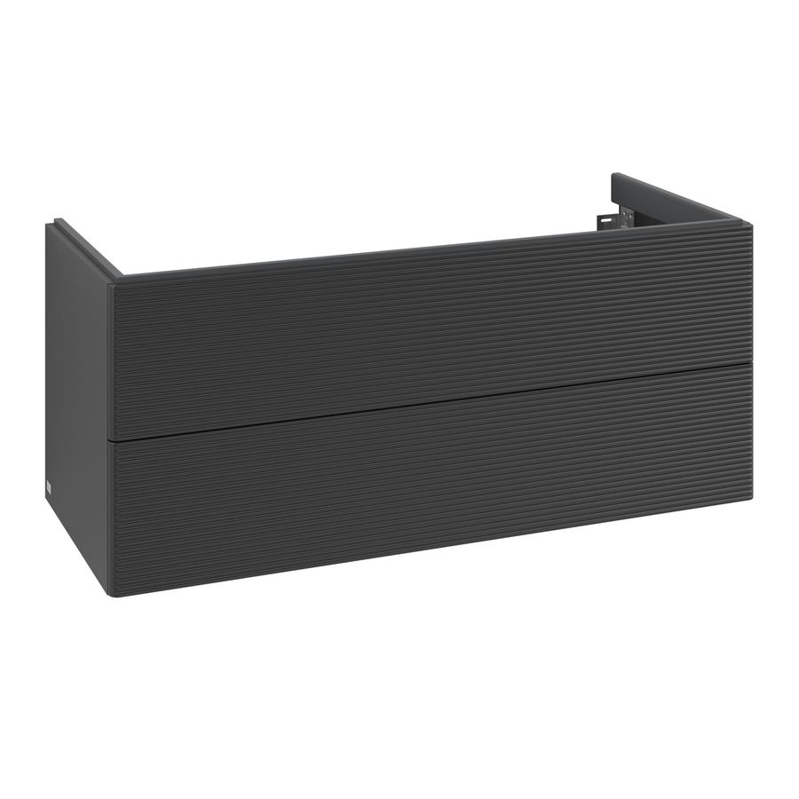 Wastafelonderkast Antao 1188x504x493mm Black Matt Lacquer K06100PD