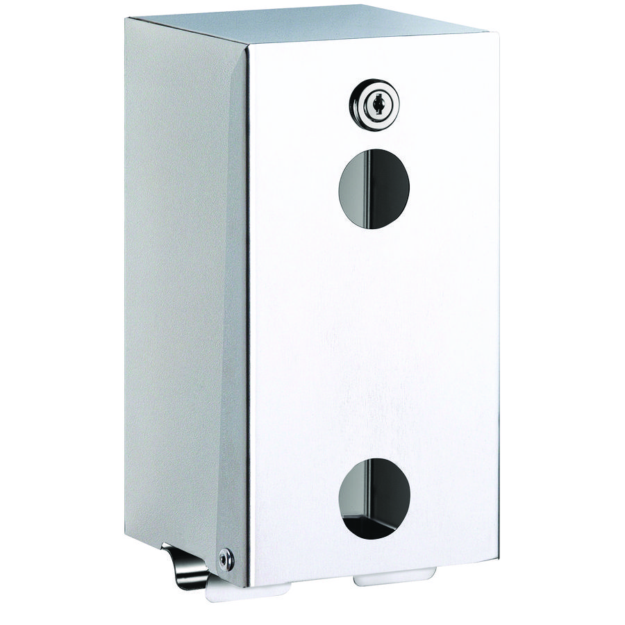 Toiletpapierverdeler 2 rollen RVS 304 glanzend gepolijst