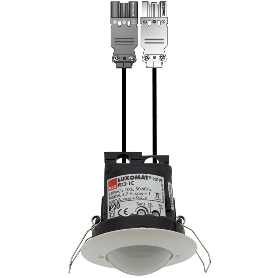 Bewegingsensor SB03.1c.ib.wz03 wielpir 10m GST18 0,3m