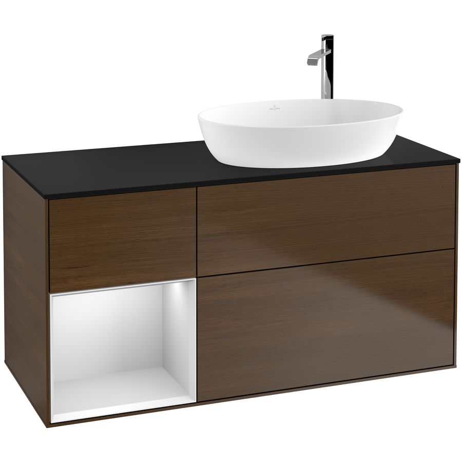 Wastafelonderkast Finion 1200x603x501mm W.Veneer F922MTGN