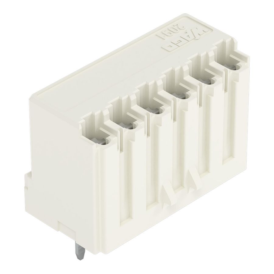 THT FE steker recht Rastermaat 3,5 mm 2091-1306 VVE=100