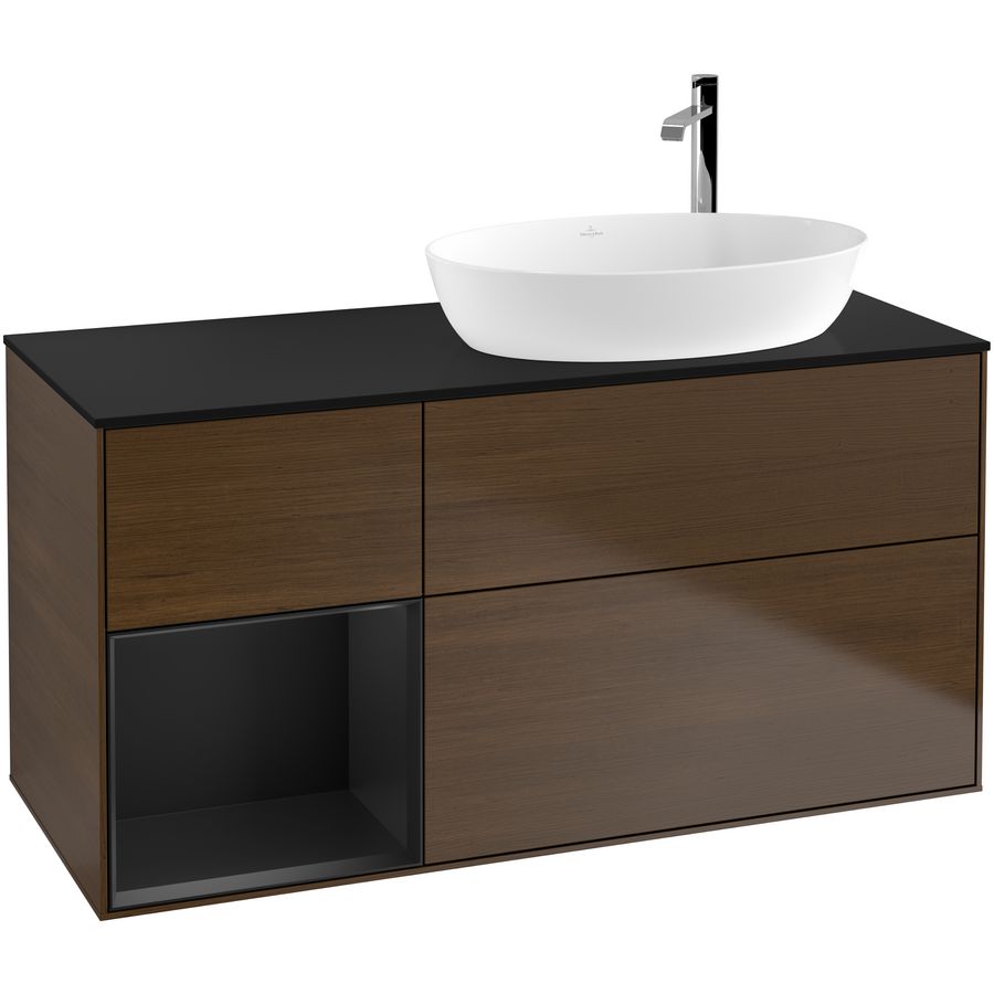Wastafelonderkast Finion 1200x603x501mm W.Veneer F922PDGN