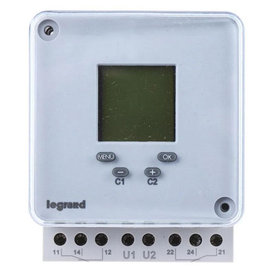 Tijdschakelklok d72/2 plus 2 kanaals dagklok MaxiRex