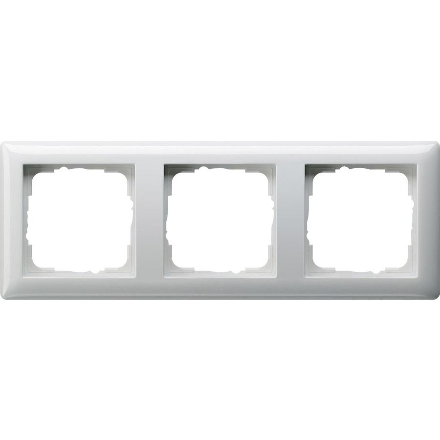 Afdekraam 3-voudig Gira Standard 55 zuiver wit
