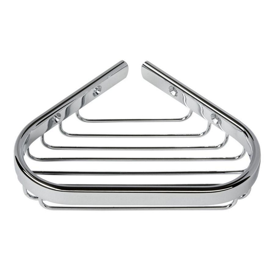 Zeephouder chroom hoekmodel 115x115mm BASKET