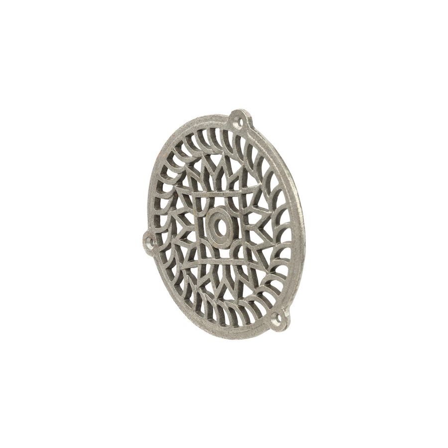 Gietijzer rooster d130 blank