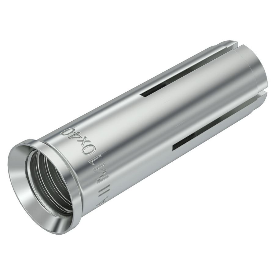 Inslaganker meervoudig M10x40 verzinkt