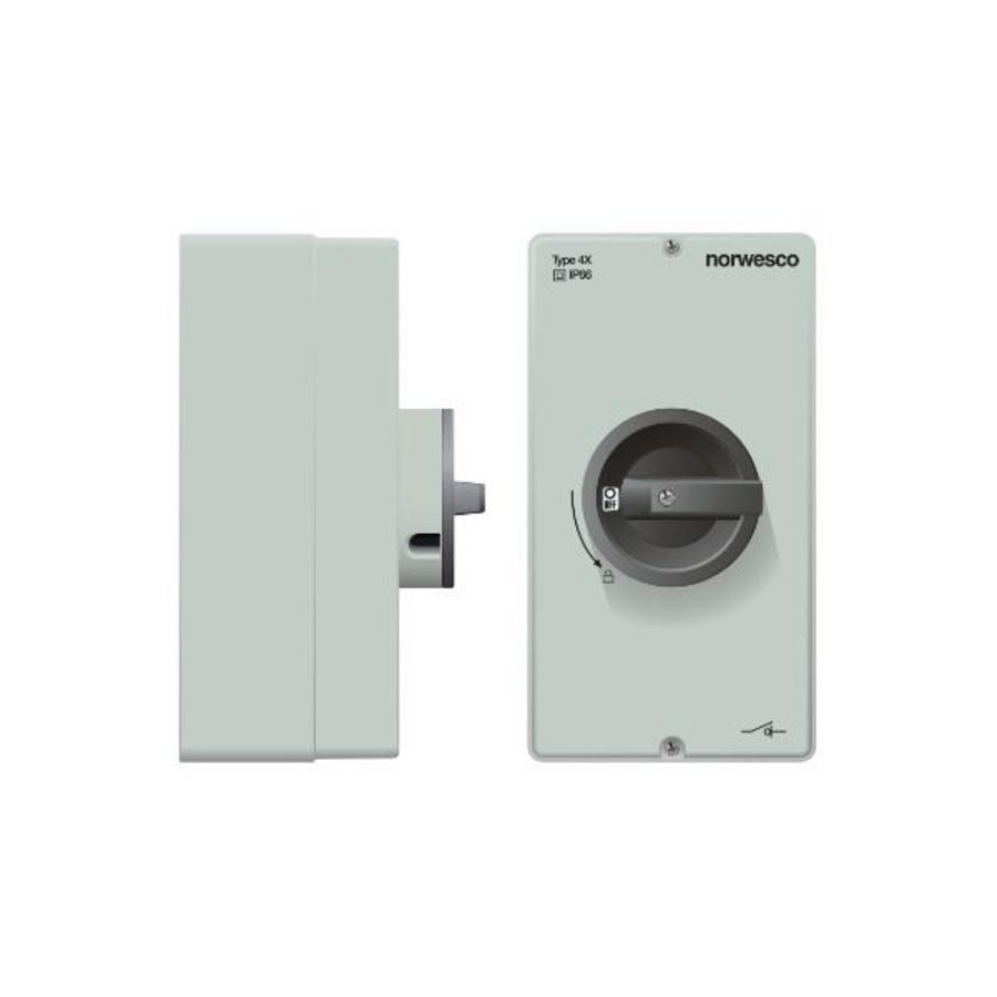 Werkschakelaar DCM 416DC 4p 16A/1500V DC21B IP66