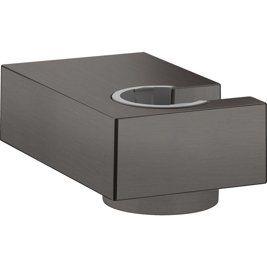 Porter E wandhouder brushed black chrome