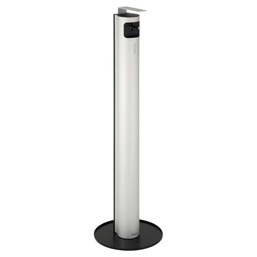LotiOndispenser staandmodel zilver geel./zwartgrijs