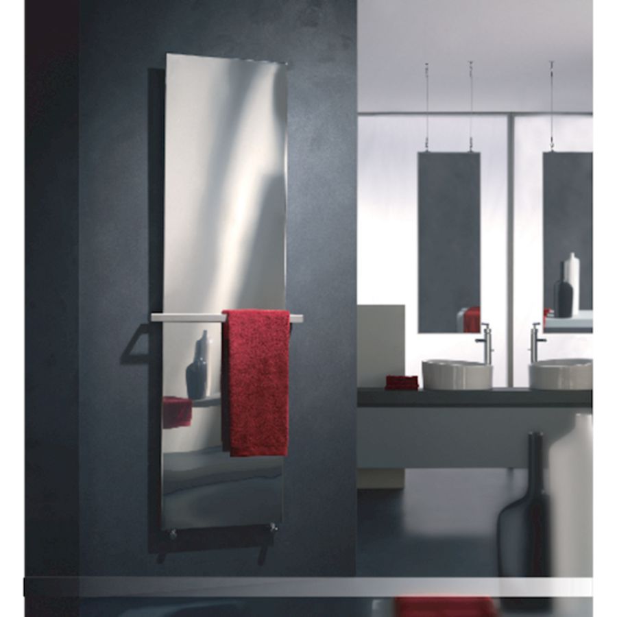 Designradiator Lola 450x1516x40 RVS gepol. horizontaal 1215W