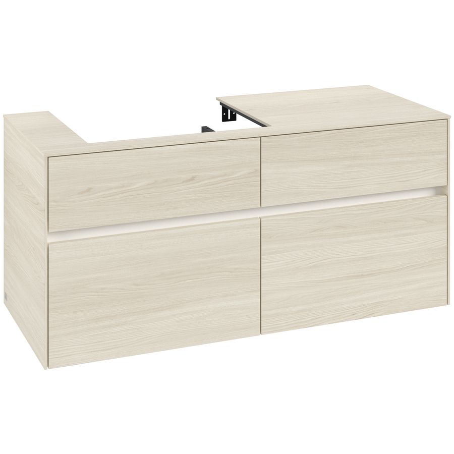 Wastafelonderkast Collaro 1200x548x500mm White Oak C082B0AA