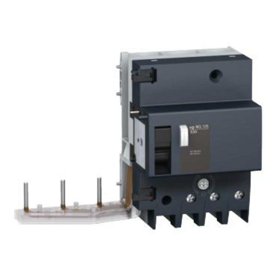 Aardlekelement 2-polig In=63A Gevoelig.=300mA Selectief NG125