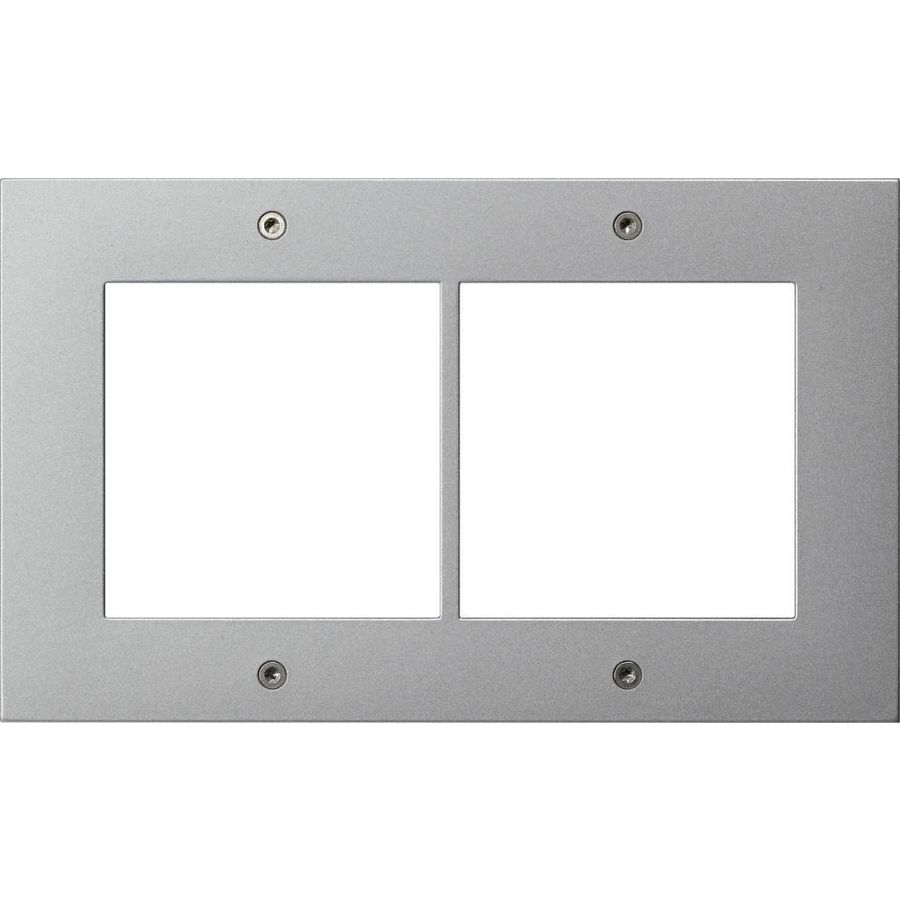 DesignAfdekraam 2-voudig deurstation OB Gira TX_44 kl.alum.