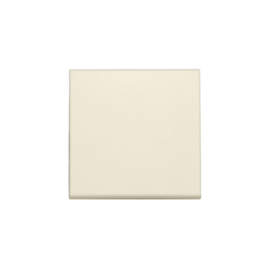 Afwerkingsset enkelv. elektr. schakelaar/knop cream