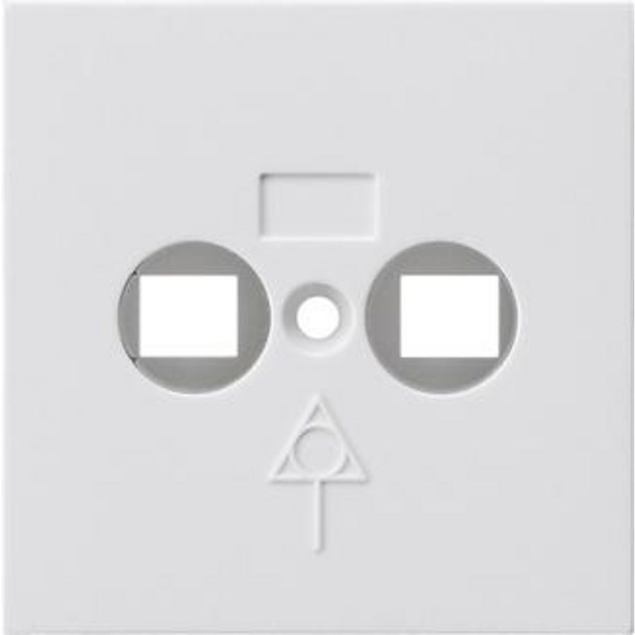 Afdekking potentiaalvereff.doos System 55 zuiver wit