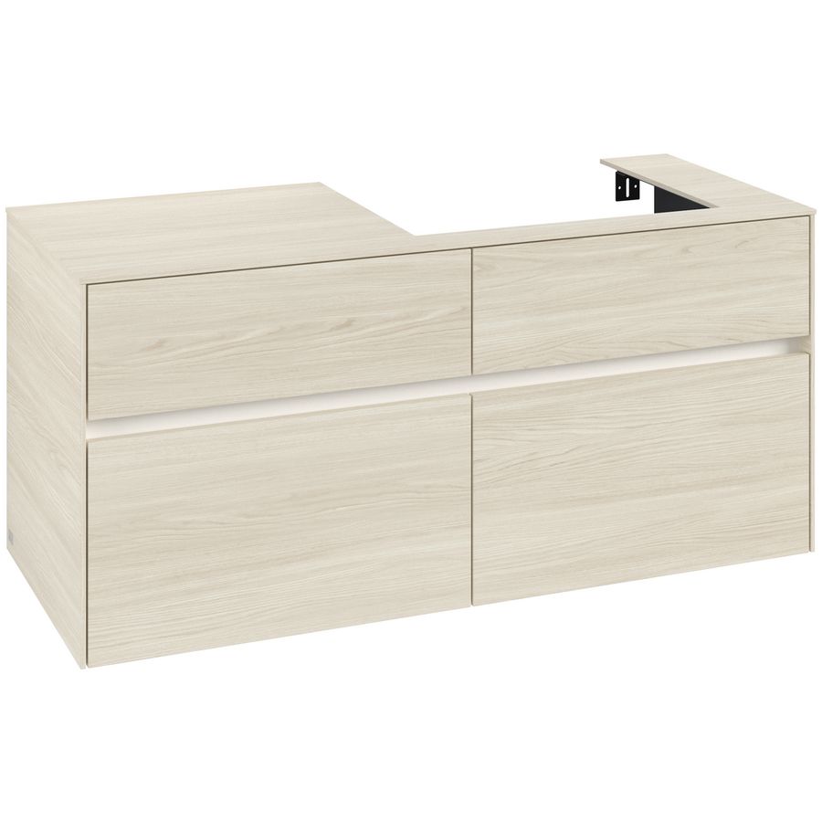 Wastafelonderkast Collaro 1200x548x500mm White Oak C083B0AA