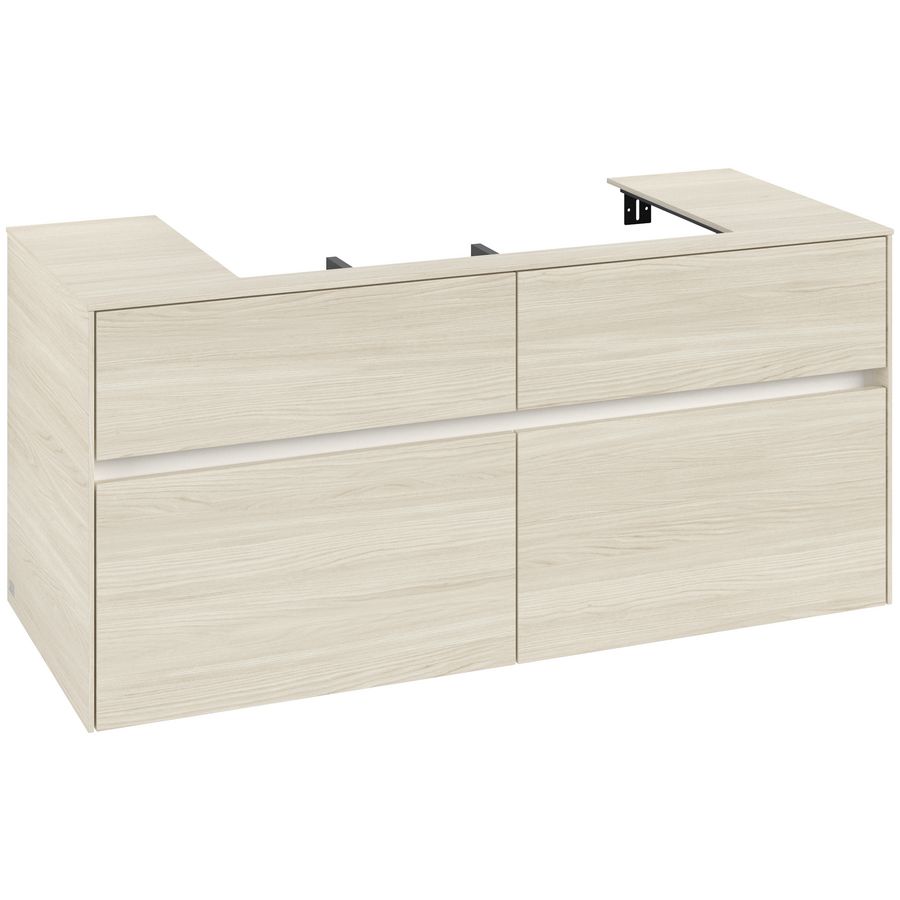Wastafelonderkast Collaro 1200x548x500mm White Oak C08700AA