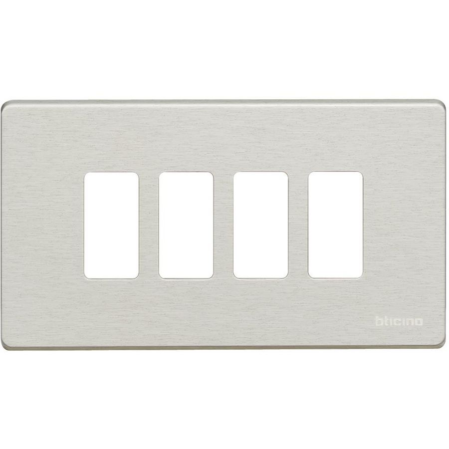 Afdekplaat Magic 4 modulen ivoorkleurig VVE=5