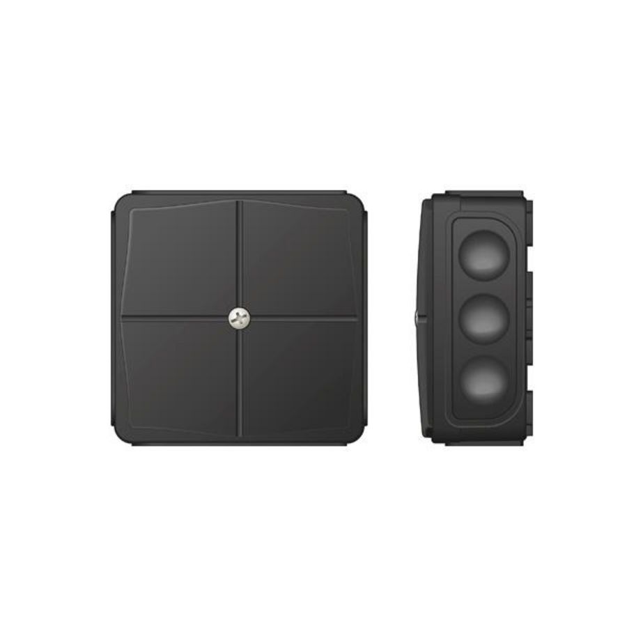 Kabeldoos90x90x40mm IP65 zwart