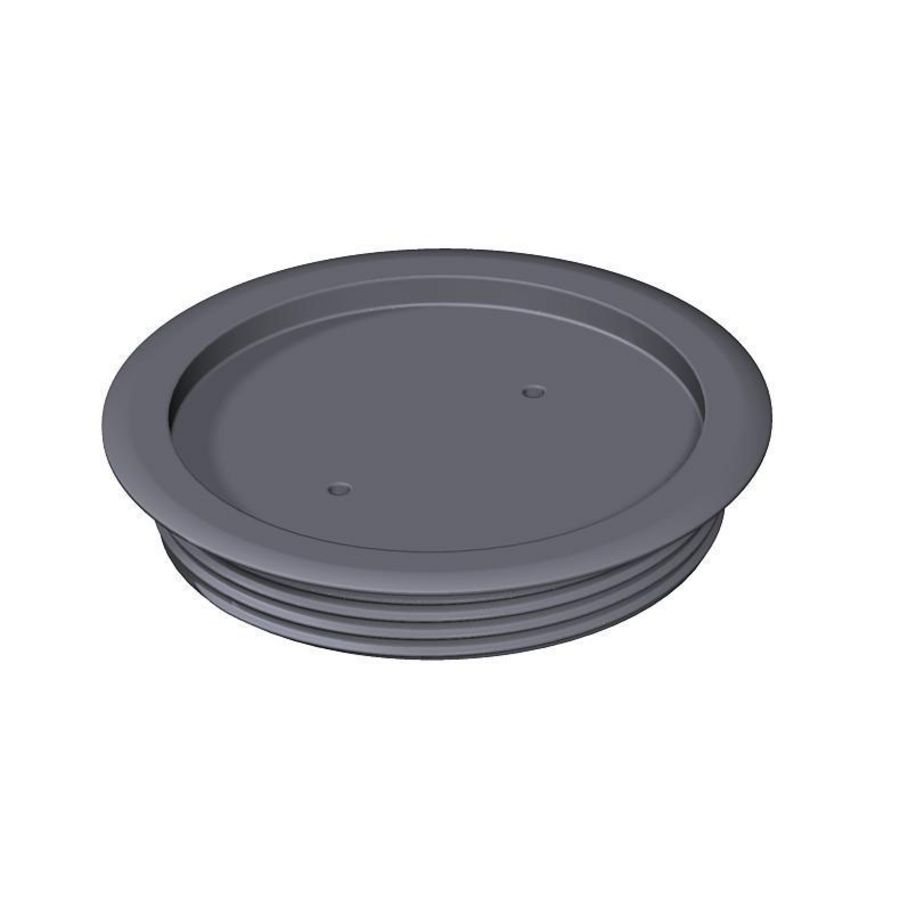 Blindafdekking uitsparing vloerbekleding polyamid grijs