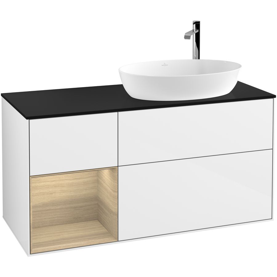 Wastafelonderkast Finion 1200x603x501mm G.White.L F922PCGF