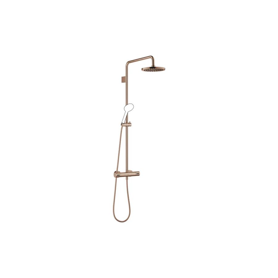 Showerpipe douchether. z.handdouche FlowReduce Brons gebor