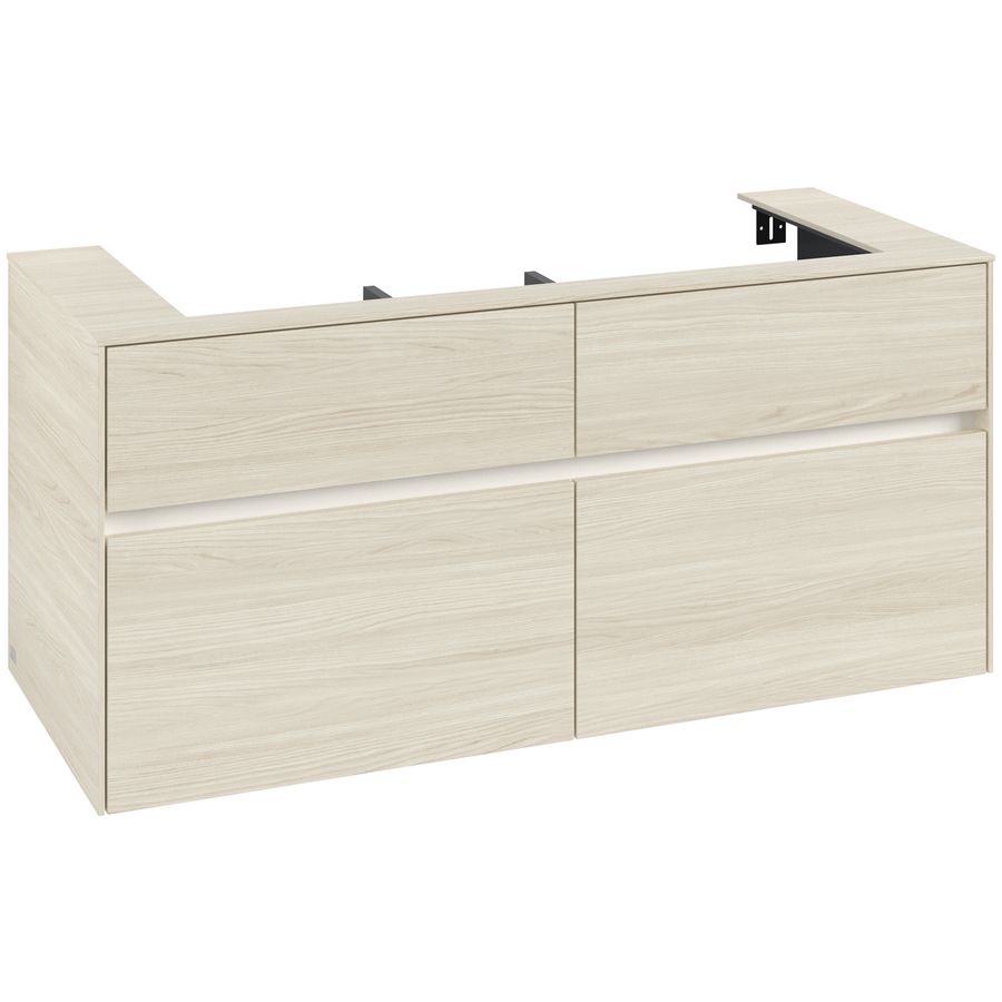 Wastafelonderkast Collaro 1200x548x500mm White Oak C091B0AA