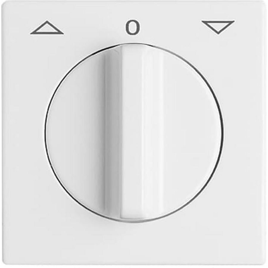 Centraalplaat v inbouw jaloeziesch draai IP44 A-w alpinwit (2142 DR-34)