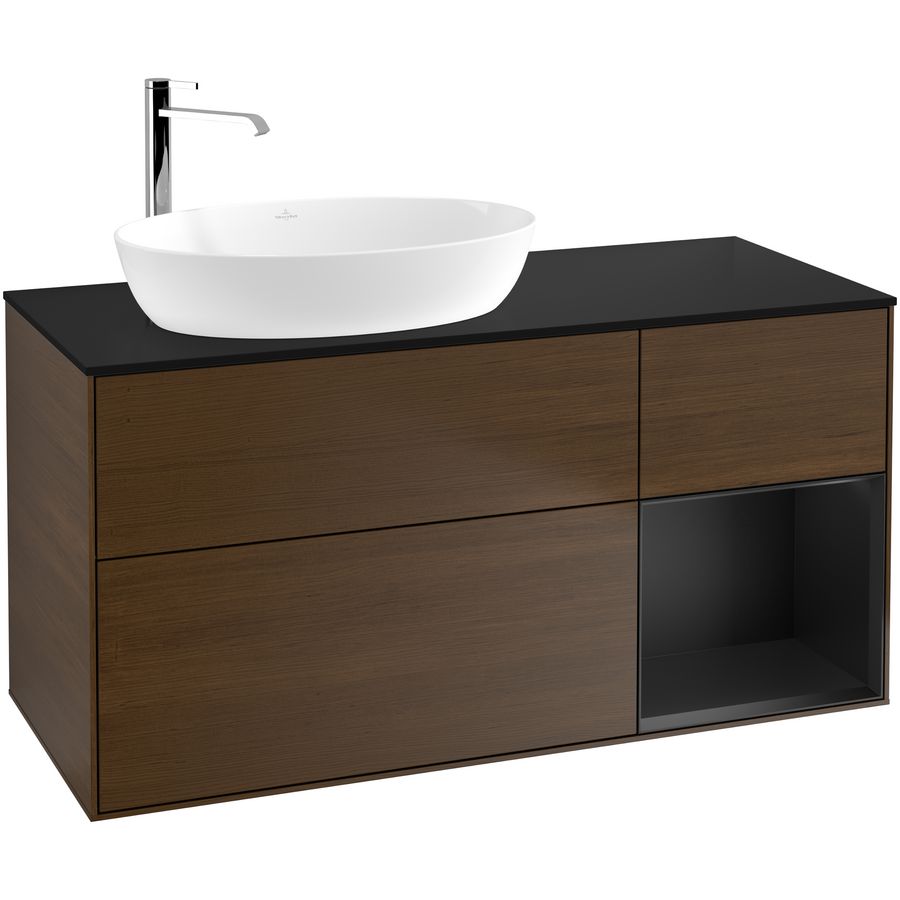 Wastafelonderkast Finion 1200x603x501mm W.Veneer F932PDGN