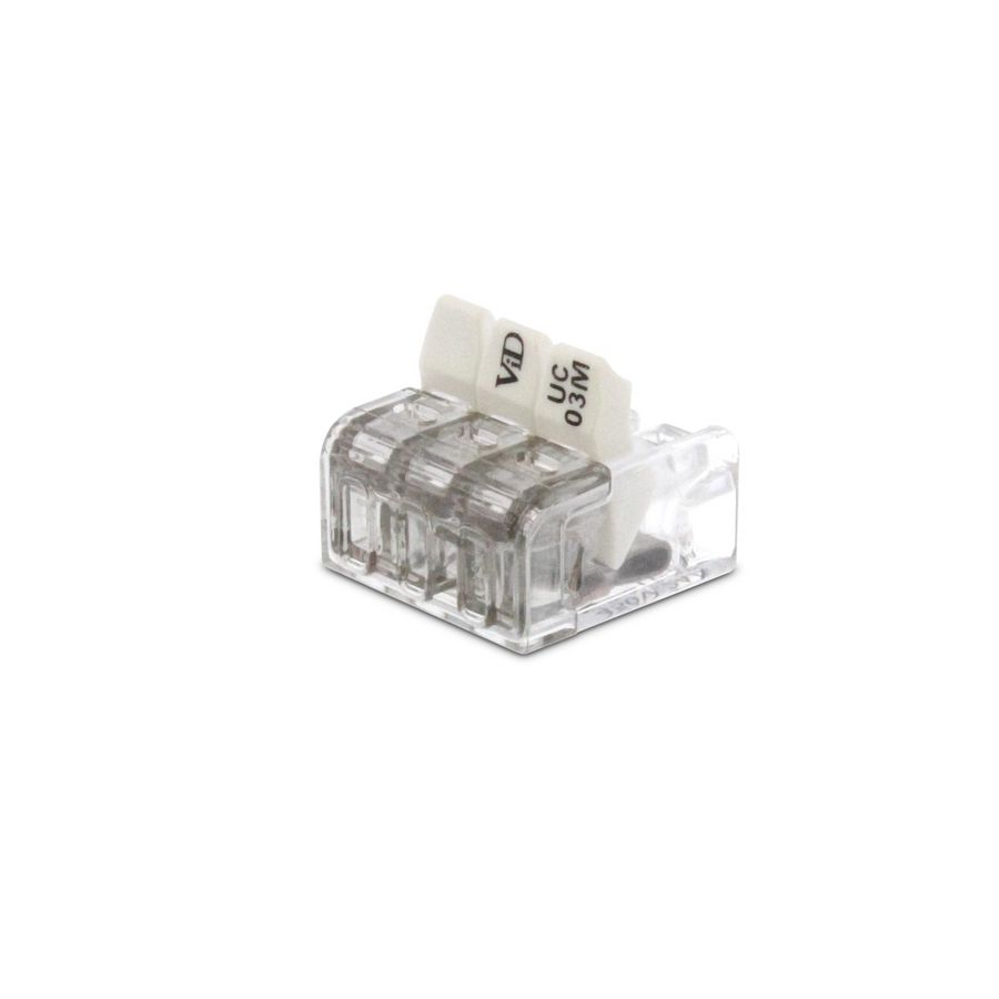 Doos a 100st. Lasklem mini hendel 3P 0,2-2,5mm² 25A 450V