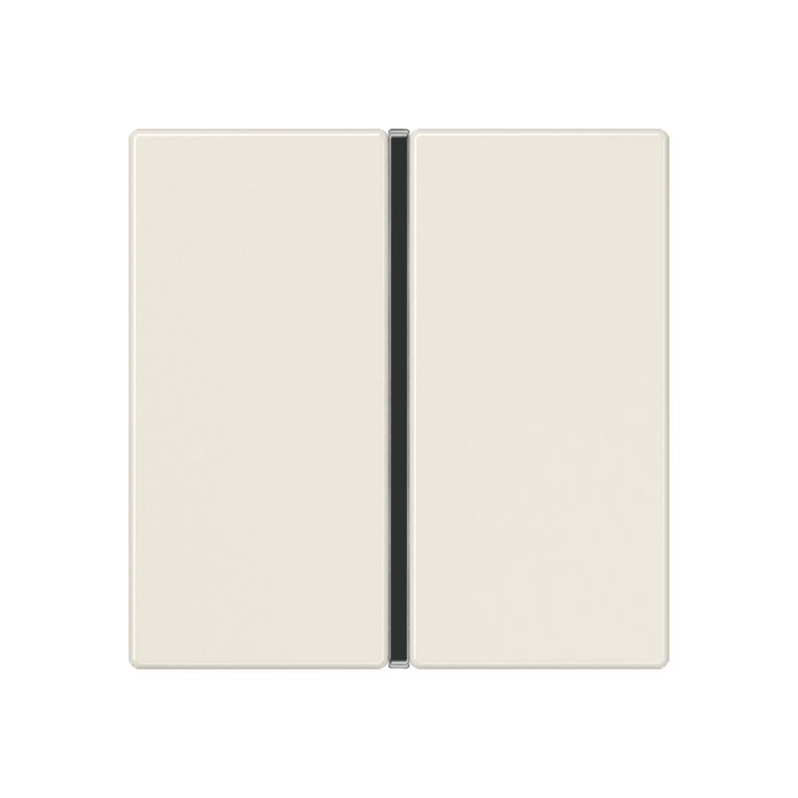 Tastafdekking A/AS 1-voudig compleet wit KNX